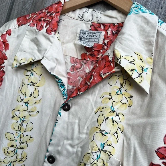 Avanti Hawaiian Shirt-Men’s L - Picture 8 of 11